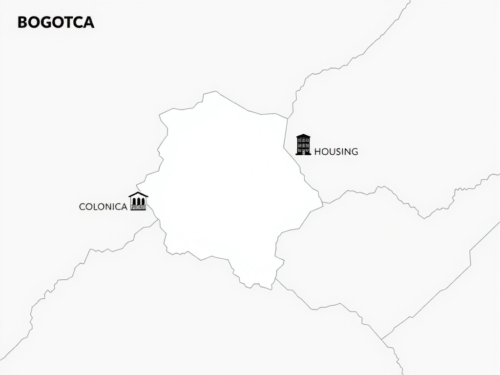 Bogotá service area map