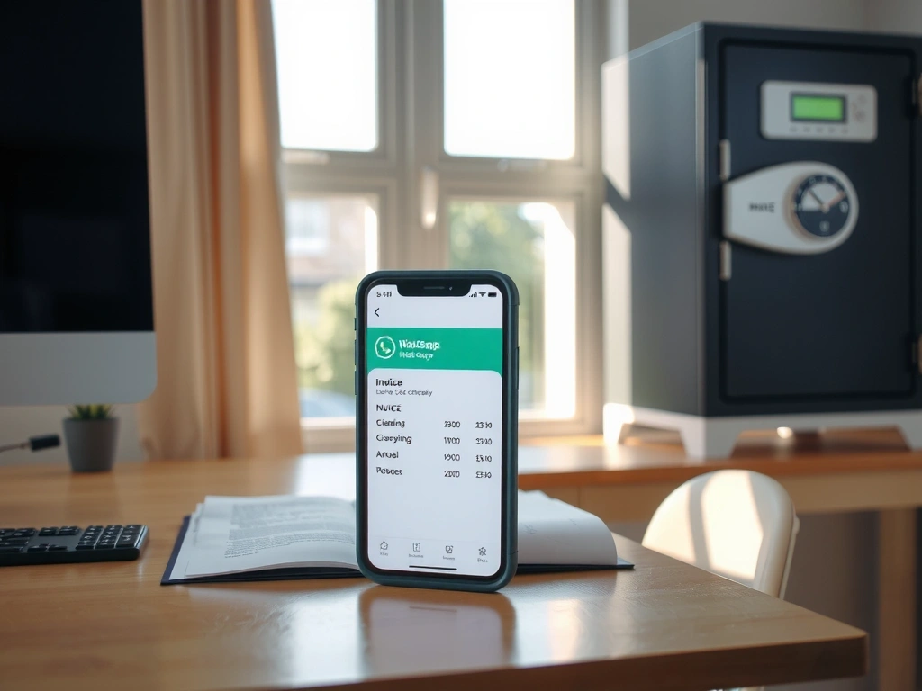 Document handling and secure communication in a clean office setting