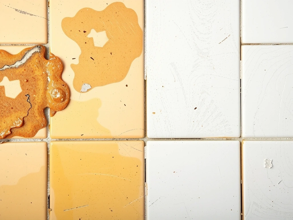 Grout restoration detail