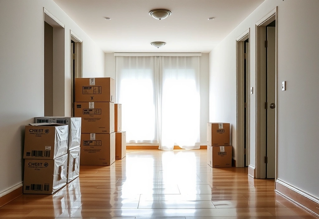 Post move-in clean hallway