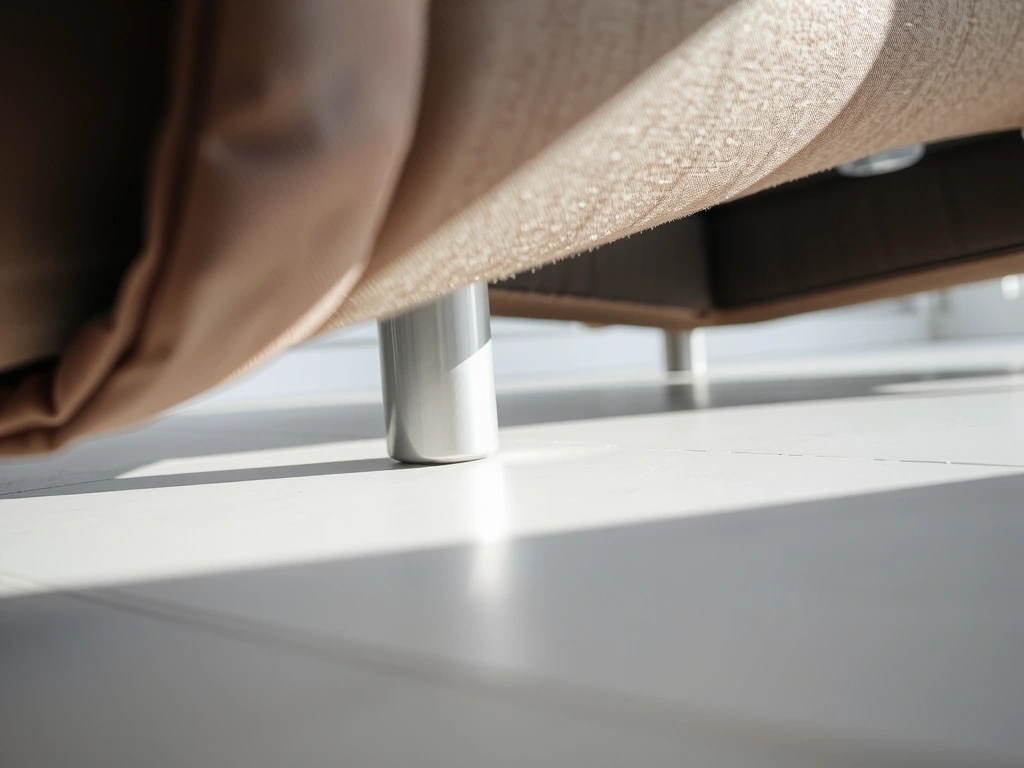 Under-sofa dust line